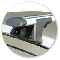 Prorack Silver 2 Bar Aero Through Bar kit to suit Suzuki SX4 5dr Hatch (2006 - 2013)