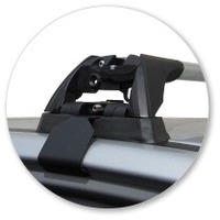 Prorack Silver 2 Bar Aero Flush Bar kit to suit Mazda BT-50 Dual Cab 4dr Ute (11/2011 - 9/2020)