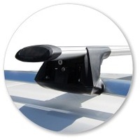 Prorack Silver 2 Bar Aero Through Bar kit to suit Volkswagen Passat Mk7 5dr Wagon (11/2010 - 4/2015)