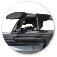 Prorack Black 2 Bar Aero Through Bar kit to suit Hyundai iMax 5dr MPV (2008 - 2016)