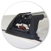 Prorack Black 2 Bar Aero Flush Bar kit to suit Hyundai i30 5dr Hatch (2012 - 2017)