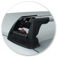 Prorack Silver 2 Bar Aero Flush Bar kit to suit Mercedes-Benz CLS W219 4dr Sedan (2005 - 2010)