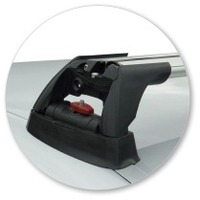 Prorack Silver 2 Bar Aero Flush Bar kit to suit Mercedes-Benz S-Class W221 4dr Sedan (2006 - 2013)