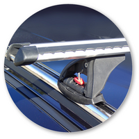 Prorack Black 2 Bar Heavy Duty Through Bar kit to suit Jeep Grand Cherokee WK2 Steel Rails 5dr SUV (2011 - 12/2021)