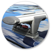 Prorack Black 2 Bar Aero Through Bar kit to suit Mitsubishi Outlander 5dr SUV (2012 - 2021)