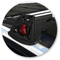 Prorack Black 2 Bar Aero Flush Bar kit to suit Jeep Compass 5dr SUV (2011 - 2016)