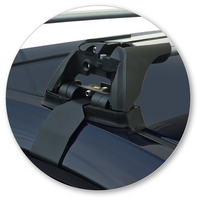 Prorack Silver 2 Bar Aero Flush Bar kit to suit Hyundai i40 4dr Sedan (2/2013 - 2019)