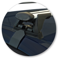 Prorack Black 2 Bar Aero Through Bar kit to suit Hyundai i40 4dr Sedan (2/2013 - 2019)