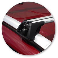 Prorack Black 2 Bar Aero Flush Bar kit to suit Toyota Rav4 5dr SUV (2013 - 2019)