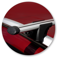 Prorack Black 2 Bar Aero Through Bar kit to suit Toyota Rav4 5dr SUV (2013 - 2019)