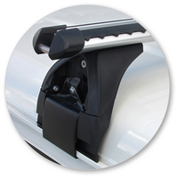 Prorack Black 2 Bar Heavy Duty Through Bar kit to suit Toyota Land Cruiser 79 Series 4dr Ute (2012 - Current)