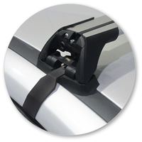 Yakima Black 2 Bar Roof Rack - Ford Focus  4dr Sedan 8/11 - 1/18 (S25Y &amp; K691)