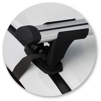 Prorack Black 2 Bar Aero Through Bar kit to suit Honda Accord 4dr Sedan (2013 - 2019)