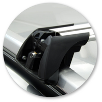 Prorack Black 2 Bar Aero Flush Bar kit to suit Mazda 6 5dr Wagon (2012 - Current)