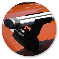 Prorack Black 2 Bar Aero Through Bar kit to suit Holden Commodore VF 4dr Sedan (6/2013 - 3/2017)