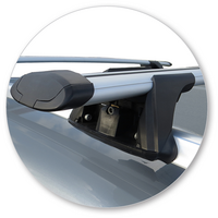 Prorack Silver 2 Bar Aero Through Bar kit to suit Skoda Octavia 5dr Wagon (9/2013 - 2019)