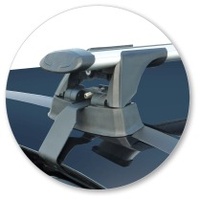 Yakima Black 2 Bar Roof Rack - Ford Focus  5dr Hatch 1/11 - 8/15 (S16Y &amp; K691)