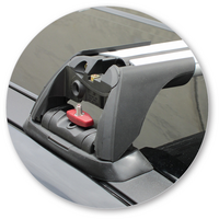 Prorack Silver 2 Bar Aero Flush Bar kit to suit Land Rover Freelander 2 5dr SUV (7/2007 - 2/2011)