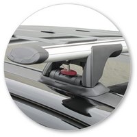 Prorack Black 2 Bar Aero Through Bar kit to suit Land Rover Freelander 2 5dr SUV (7/2007 - 2/2011)