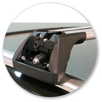 Prorack Silver 2 Bar Aero Flush Bar kit to suit Audi A6/S6/RS6 Avant 5dr Wagon (2011 - 2018)