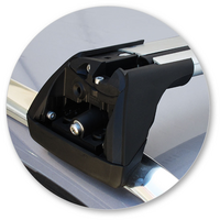 Prorack Black 2 Bar Aero Flush Bar kit to suit Audi A3/S3/RS3 Sportback 5dr Hatch (2004 - 2012)