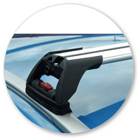 Prorack Silver 2 Bar Aero Flush Bar kit to suit Hyundai i30 5dr Wagon (2013 - 2017)