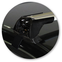 Prorack Silver 2 Bar Aero Flush Bar kit to suit Nissan Pulsar 4dr Sedan (2012 - Current)