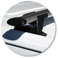 Prorack Silver 2 Bar Aero Through Bar kit to suit Mercedes-Benz Viano 4dr Van (2004 - 2013)