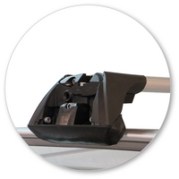 Prorack Silver 2 Bar Aero Flush Bar kit to suit Citroen C4 Picasso 5dr SUV (2006 - 2014)