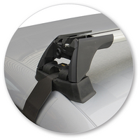 Prorack Silver 2 Bar Aero Flush Bar kit to suit Volkswagen Passat CC 4dr Coupe (2008 - 2011)