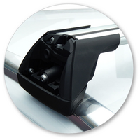 Prorack Silver 2 Bar Aero Flush Bar kit to suit Audi Q3/RS Q3 5dr SUV (2012 - 2018)