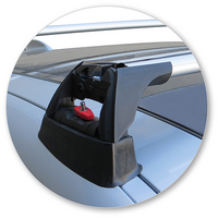 Prorack Silver 2 Bar Aero Flush Bar kit to suit BMW 3 Series GT 5dr Hatch (2013 - Current)