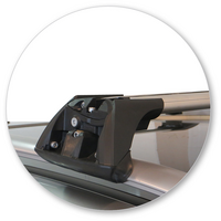 Prorack Black 2 Bar Aero Flush Bar kit to suit Nissan Qashqai 5dr SUV (2014 - 2022)