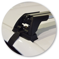 Prorack Silver 2 Bar Aero Flush Bar kit to suit Holden Malibu 4dr Sedan (2013 - Current)