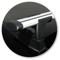 Prorack Silver 2 Bar Aero Through Bar kit to suit Mercedes-Benz CLA 4dr Coupe (2013 - Current)