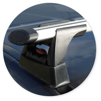 Prorack Silver 2 Bar Aero Through Bar kit to suit Mercedes-Benz B-Class Sports Tourer 5dr Hatch (2012 - 2014)