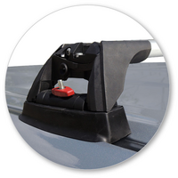 Prorack Silver 2 Bar Aero Flush Bar kit to suit Toyota Highlander GX 5dr SUV (2014 - 2/2020)