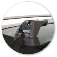 Prorack Black 2 Bar Aero Flush Bar kit to suit Peugeot 508 4dr Sedan (2011 - 2018)