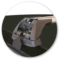 Prorack Silver 2 Bar Aero Flush Bar kit to suit Peugeot 308 5dr Hatch (2014 - 11/2021)