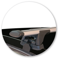 Prorack Black 2 Bar Aero Through Bar kit to suit Peugeot 308 5dr Hatch (2014 - 11/2021)