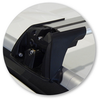 Prorack Silver 2 Bar Aero Flush Bar kit to suit Nissan Pathfinder 5dr SUV (11/2013 - 2022)