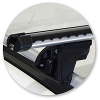 Prorack Silver 2 Bar Heavy Duty Through Bar kit to suit Nissan Pathfinder 5dr SUV (11/2013 - 2022)