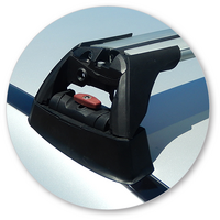 Prorack Black 2 Bar Aero Flush Bar kit to suit Mercedes-Benz A-Class 5dr Hatch (2013 - 2015)