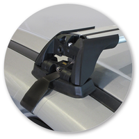 Yakima Black 2 Bar Roof Rack - Ford Kuga  5dr SUV 1/13 - On (S26Y &amp; K701)