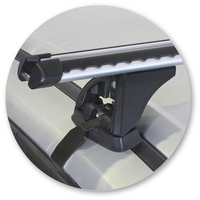 Prorack Black 2 Bar Heavy Duty Through Bar kit to suit Ford Kuga 5dr SUV (2013 - 2020)