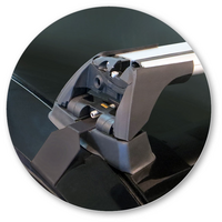 Prorack Black 2 Bar Aero Flush Bar kit to suit Opel Insignia 4dr Sedan (2009 - 2017)