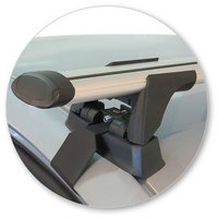 Prorack Black 2 Bar Aero Through Bar kit to suit Opel Insignia 5dr Hatch (2009 - 2017)