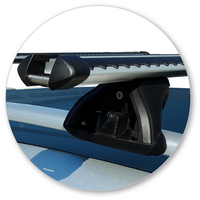 Prorack Black 2 Bar Heavy Duty Through Bar kit to suit Renault Koleos 5dr SUV (5/2014 - 2017)