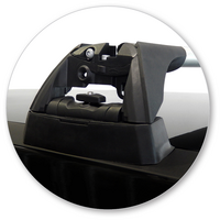 Prorack Silver 2 Bar Aero Flush Bar kit to suit Nissan X-Trail 5dr SUV (2014 - 12/2022)