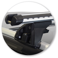 Prorack Silver 2 Bar Heavy Duty Through Bar kit to suit Nissan X-Trail 5dr SUV (2014 - 2022)